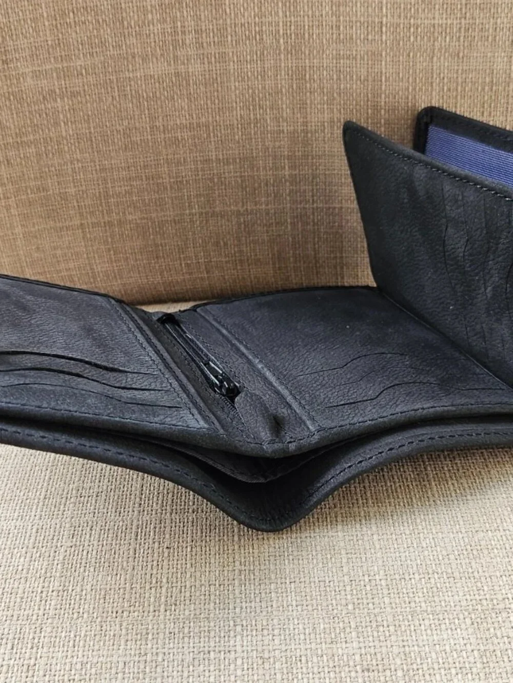 Genuine Leather Billfold Multiple Compartments Card Holder Wallet Purse